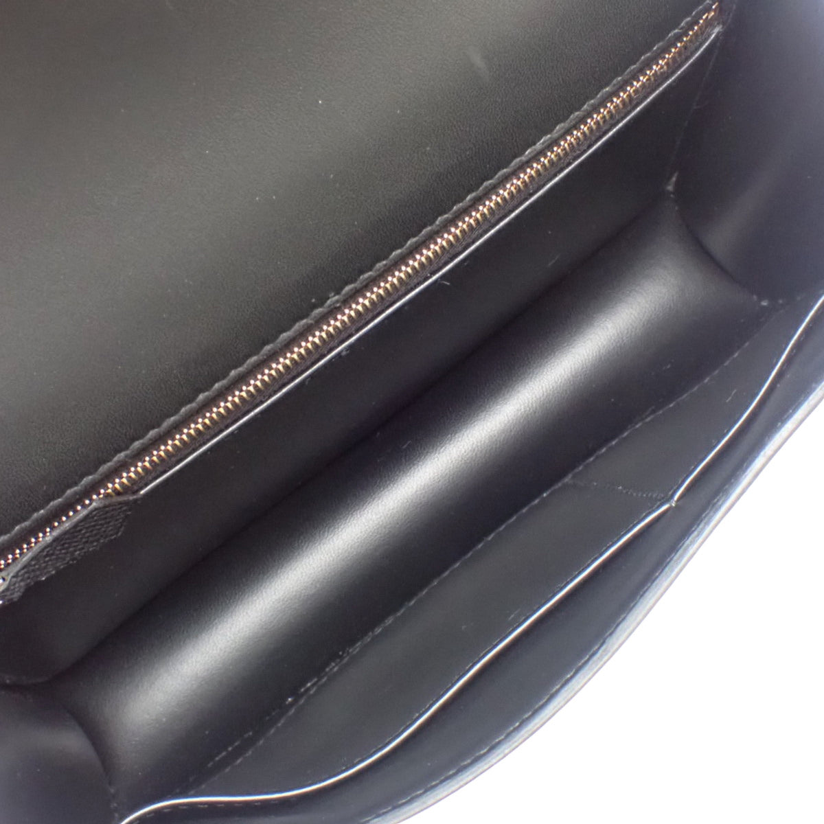 Constance 24 Miroir Epsom Black with Pink Gold Hardware, Double Stamp