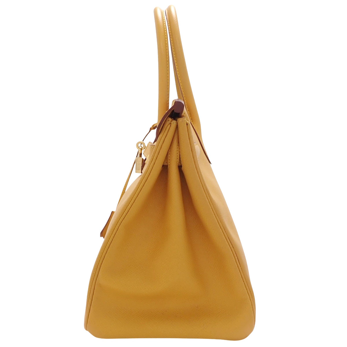 Birkin 30 Couchvel Jaune Gold Hardware C Stamp