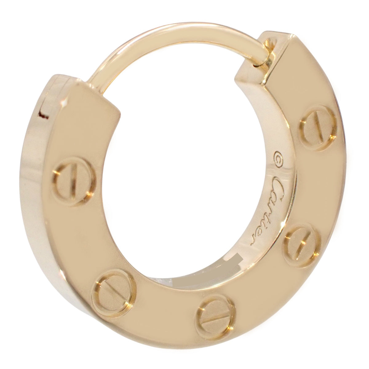 Love Single Earring Yellow Gold K18YG 1.5g