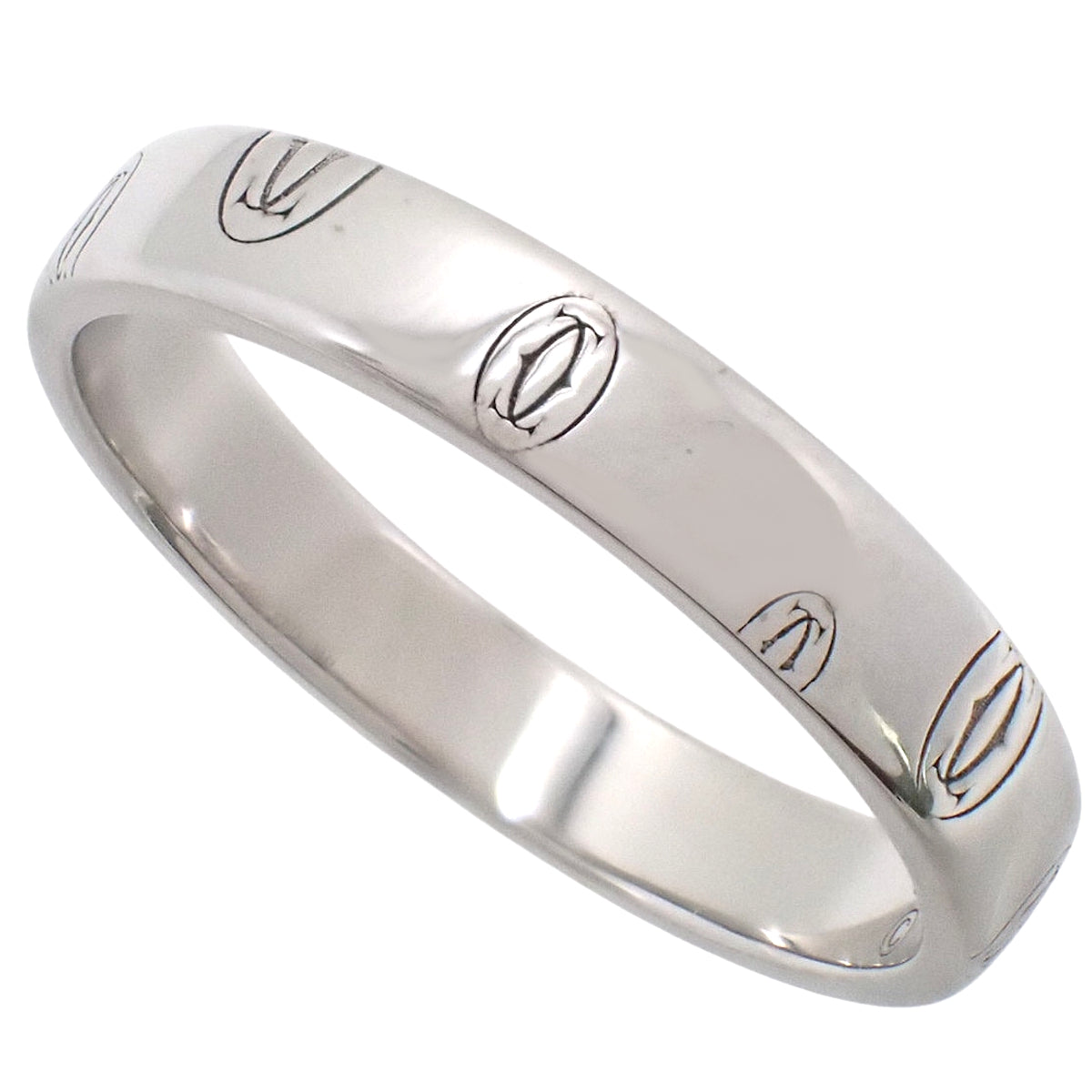 ハッピーバースデーリング ホワイトゴールド K18WG 60 5.2g