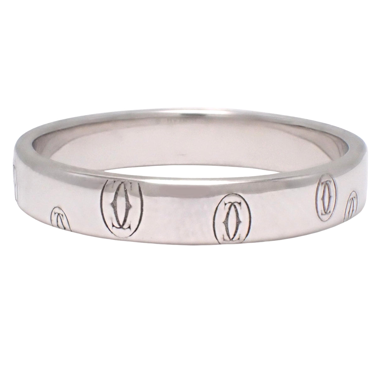 ハッピーバースデーリング ホワイトゴールド K18WG 60 5.2g