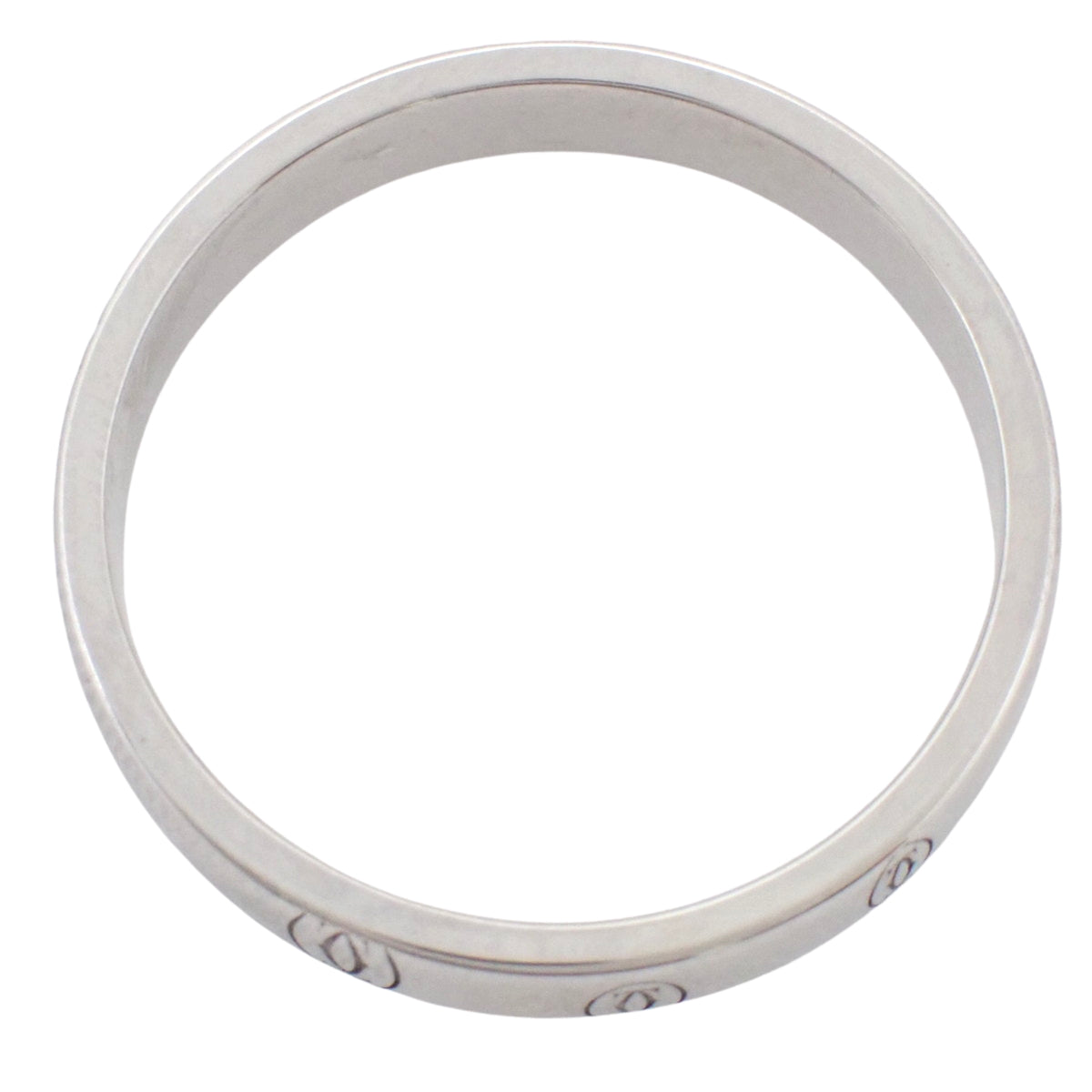 ハッピーバースデーリング ホワイトゴールド K18WG 60 5.2g