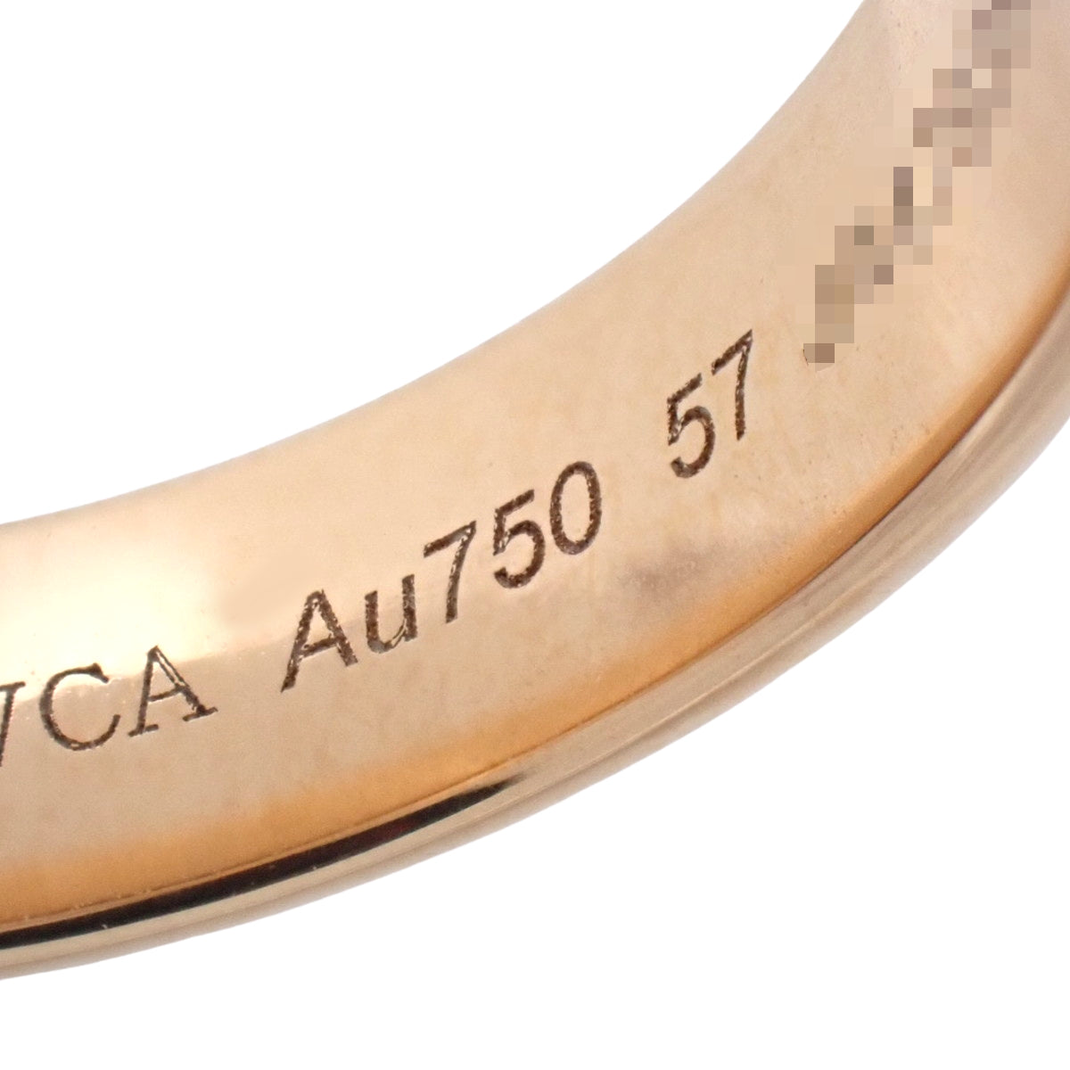 トゥージュールリング ピンクゴールド K18PG 57 7.3g