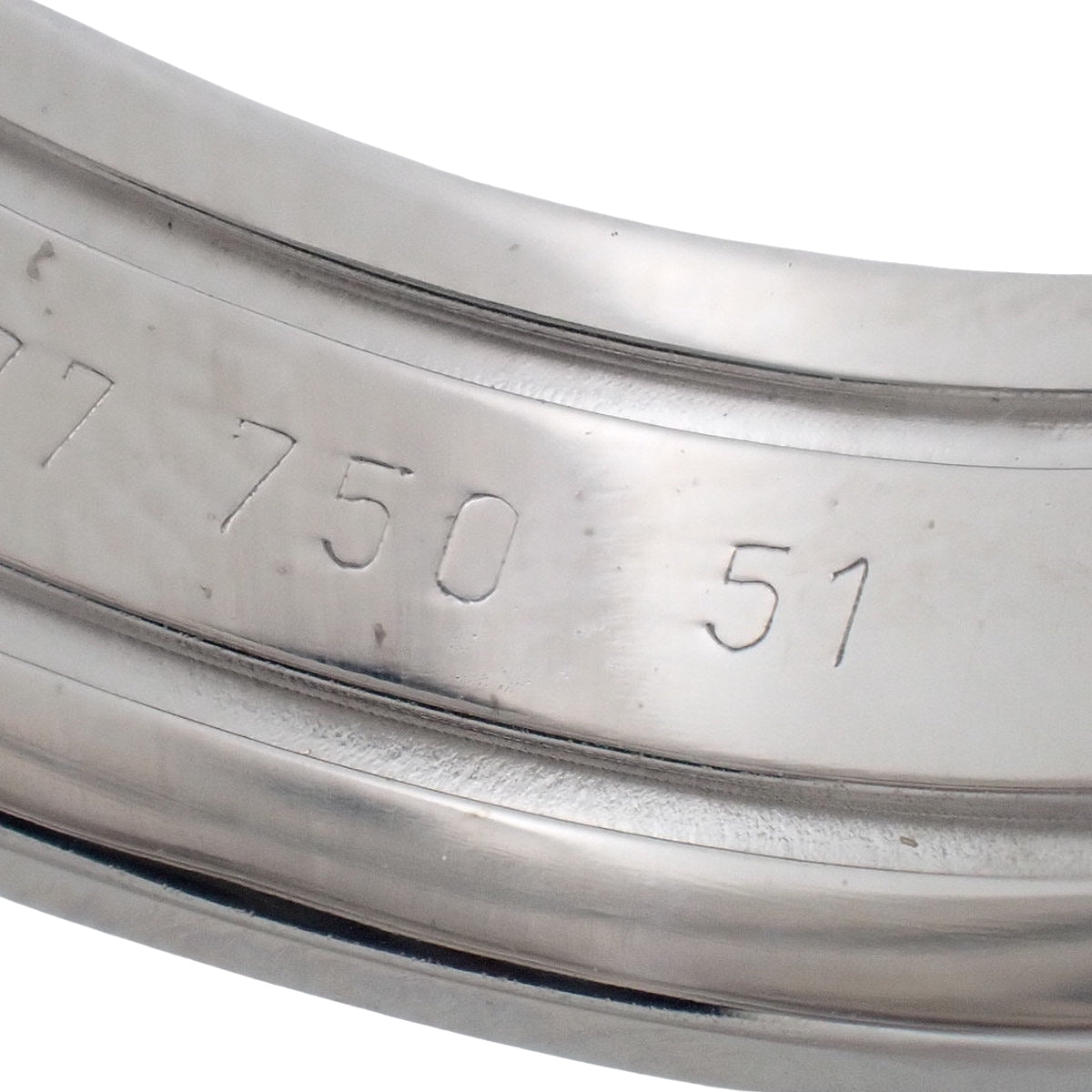 C2リング ホワイトゴールド K18WG 51 7.5g