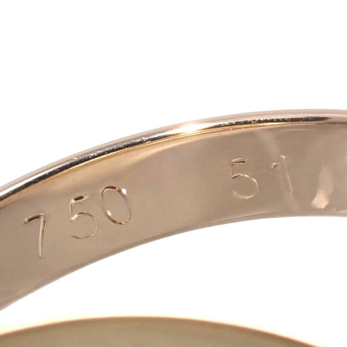 les must de Cartier トリニティ リング K18YG PG WG 51 7.5g