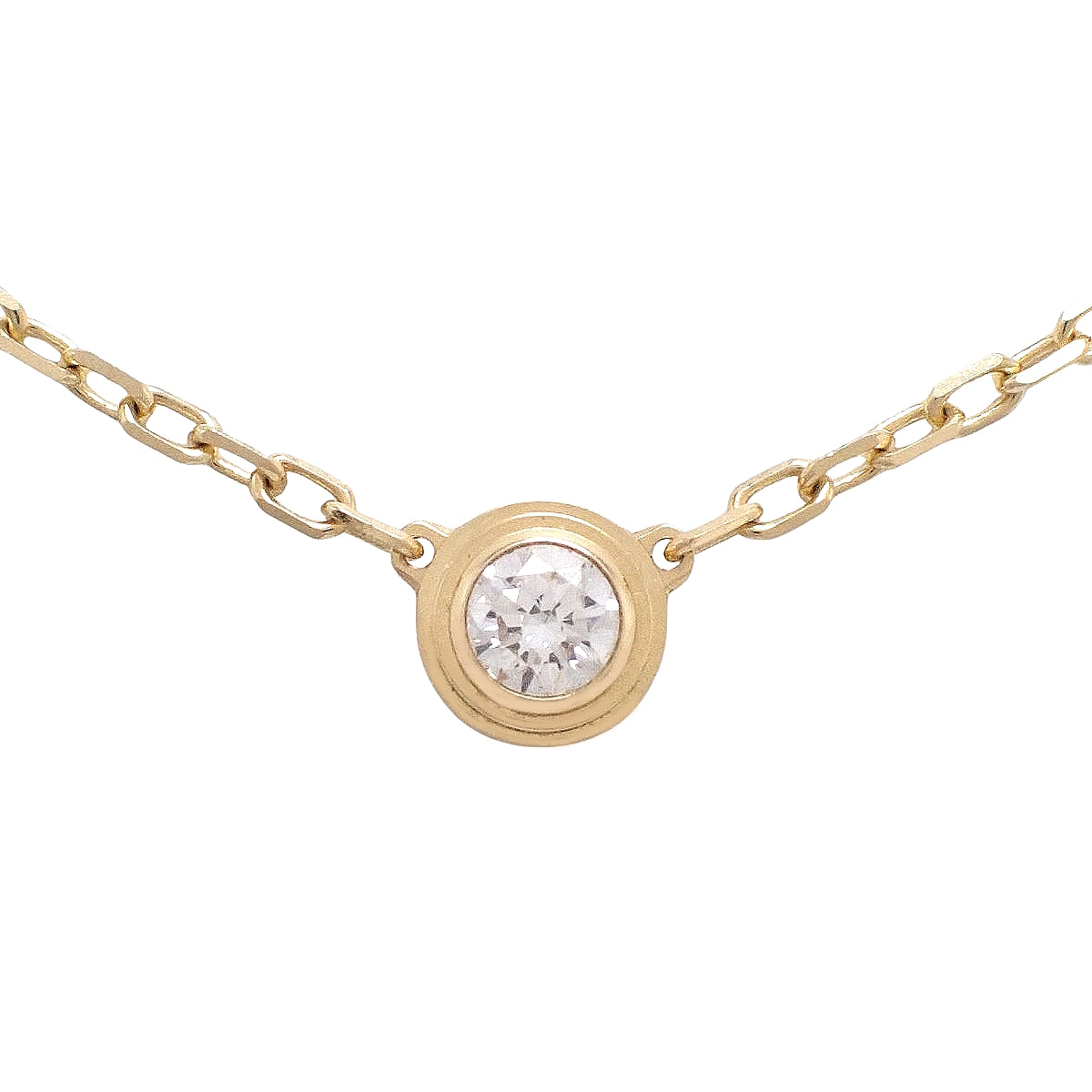 ダムール ネックレス スモール イエローゴールド K18YG 2.6g