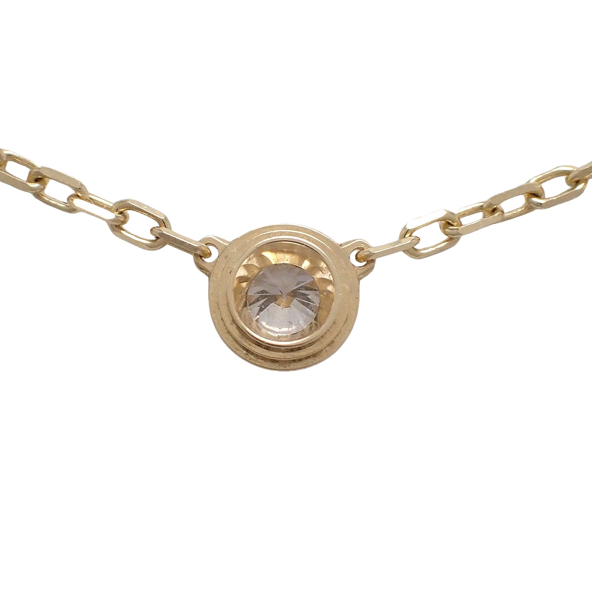 ダムール ネックレス スモール イエローゴールド K18YG 2.6g