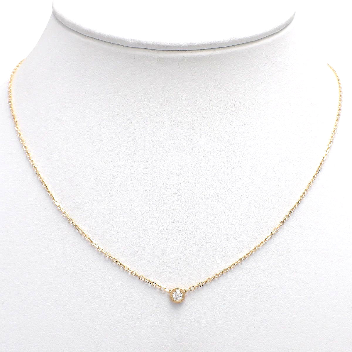 Amour Necklace Small Yellow Gold K18YG 2.6g