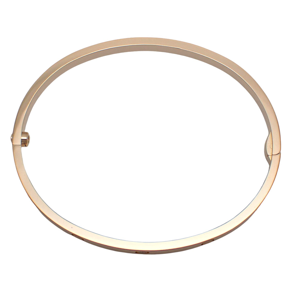 LOVE ブレスレット スモールモデル ダイヤモンド ピンクゴールド K18PG 16 17.0g