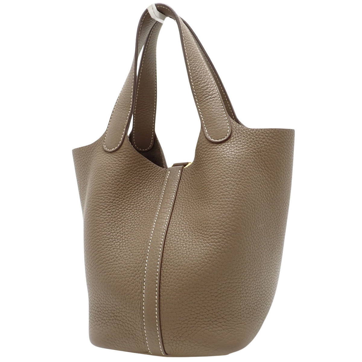 ピコタンロックPM トリヨンクレマンス エトゥープ/エトープ ゴールド金具 Y刻印