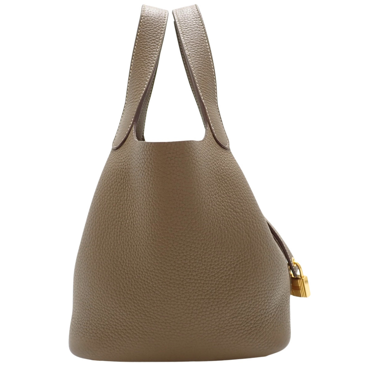 ピコタンロックPM トリヨンクレマンス エトゥープ/エトープ ゴールド金具 Y刻印