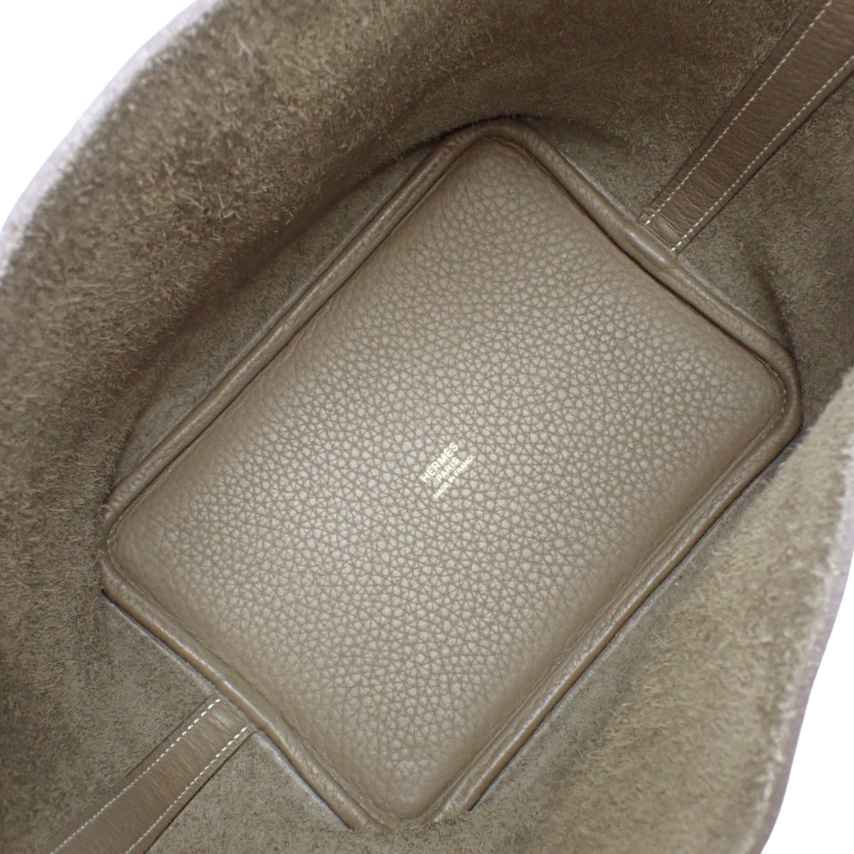 ピコタンロックPM トリヨンクレマンス エトゥープ/エトープ ゴールド金具 Y刻印