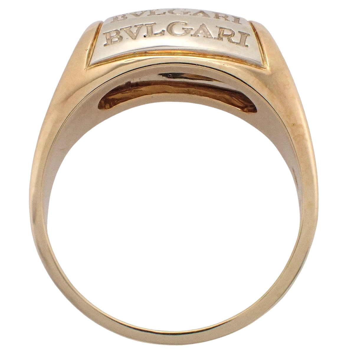 ロゴマニア トロンケット リング K18YG WG 20(60)号 10.3g