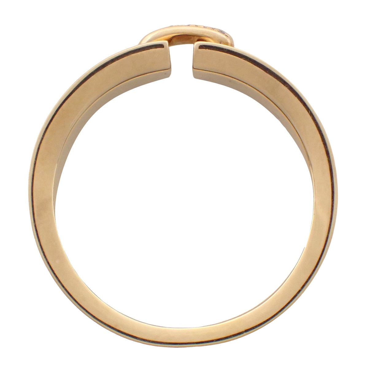 Lien Diamond Ring, Yellow Gold, K18YG, Size 18.5 (58.5), 12.6g