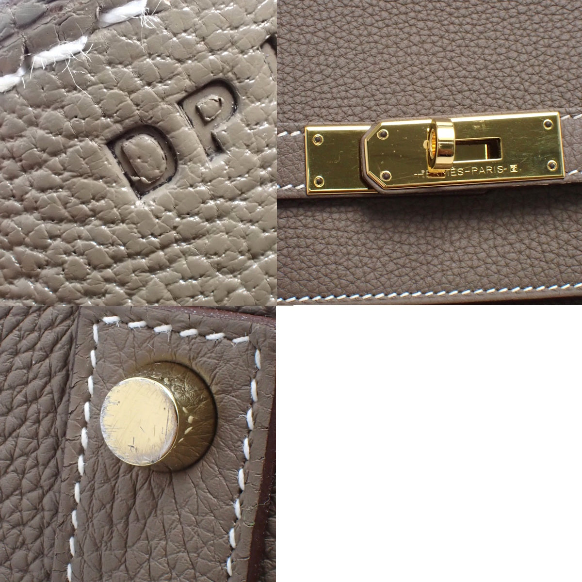 バーキン40 トゴ エトゥープ ゴールド金具 D刻印