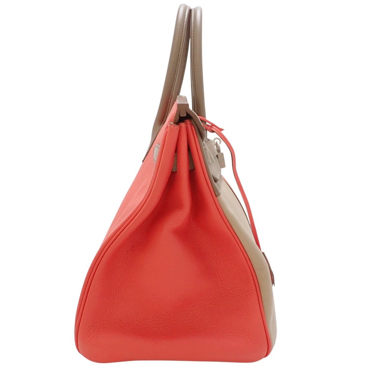 バーキン35 カザック トリヨンクレマンス ヴォースイフト エトープ/エトゥープ/アルジル/ローズジャイプール マットシルバー金具 □P刻印