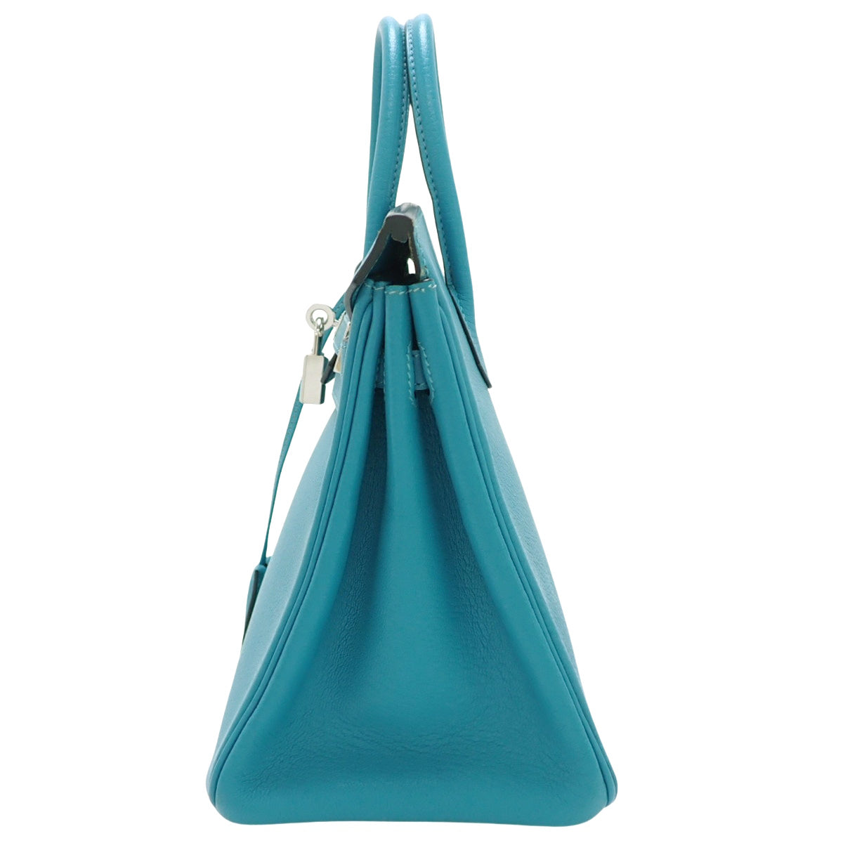 バーキン25 シェーブル パラジウム金具 ターコイズ □I刻印