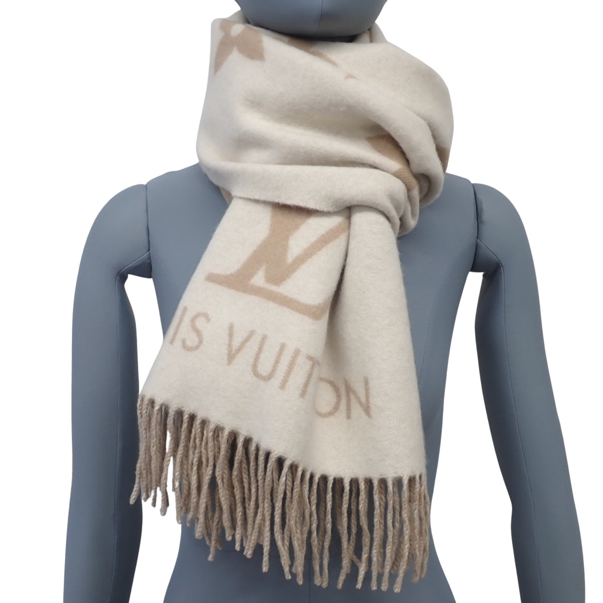 マフラー・レイキャビック ストール アパレル ファッション小物 ロゴ モノグラム カシミヤ M78123