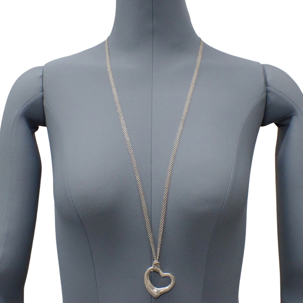 Open Heart Pendant Silver SV925