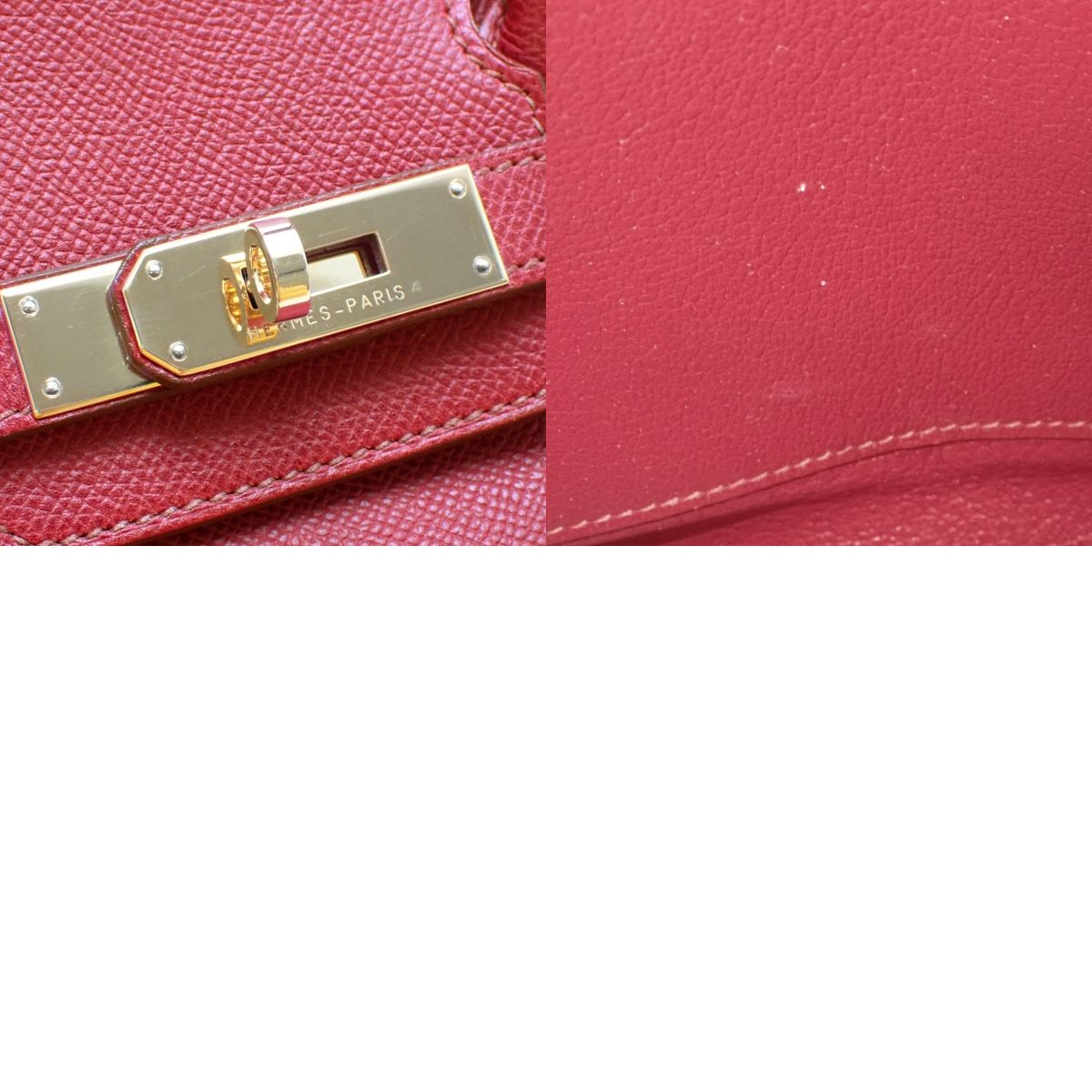 Birkin 30,Epsom皮革,宝石红,金色五金,O字印记