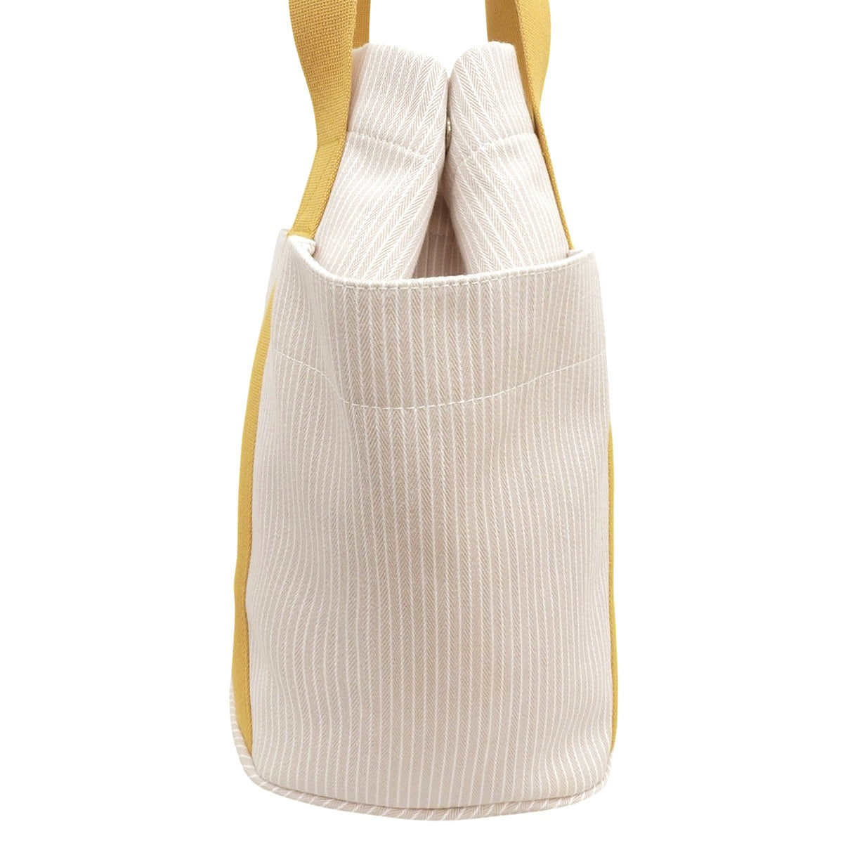 Passe-passe パスパス マザーズバッグ キャンバス パラジウム金具 ベージュ イエロー