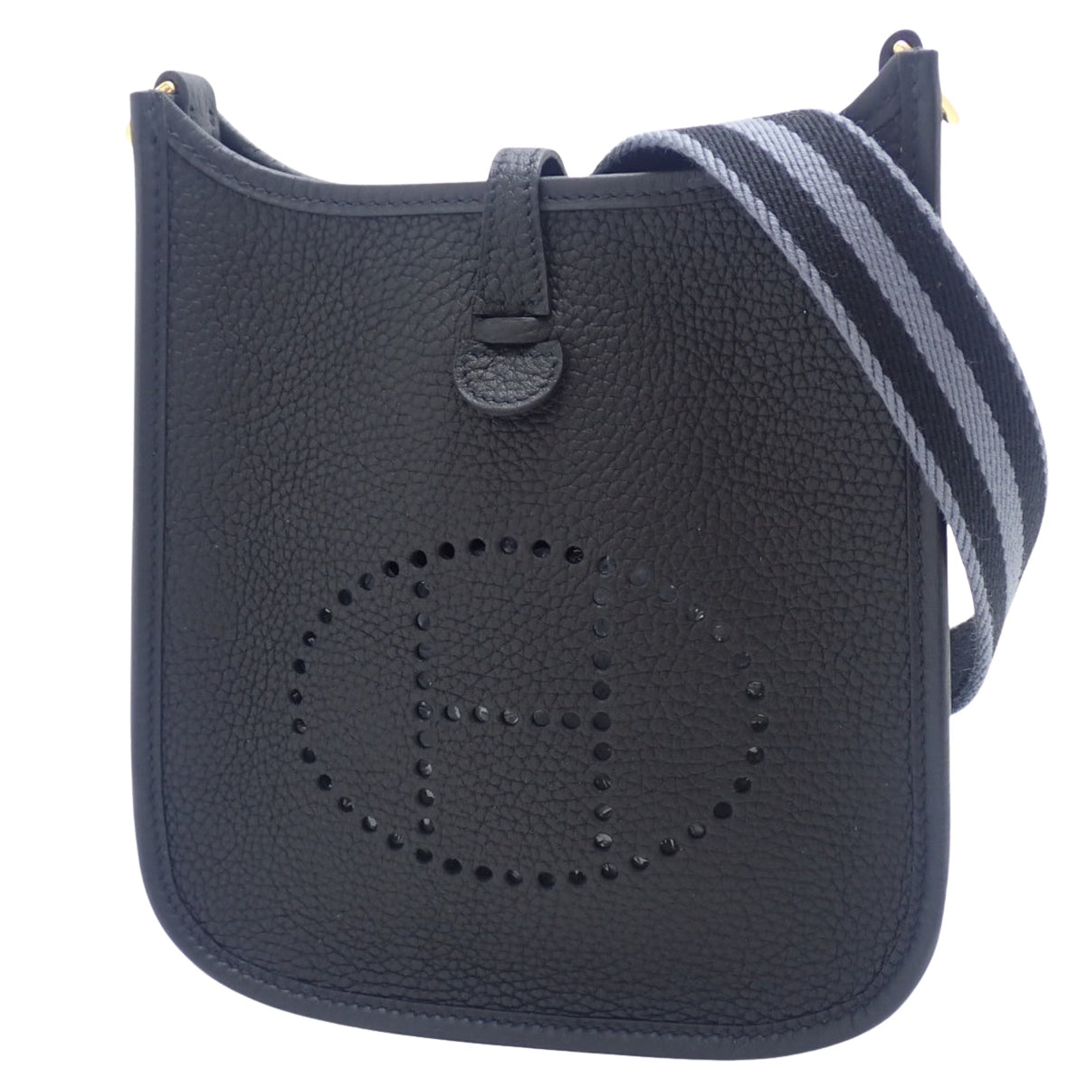【新品】爱马仕 Evelyne Amazon TPM Taurillon Clemence 黑色 金色金属件 W刻印