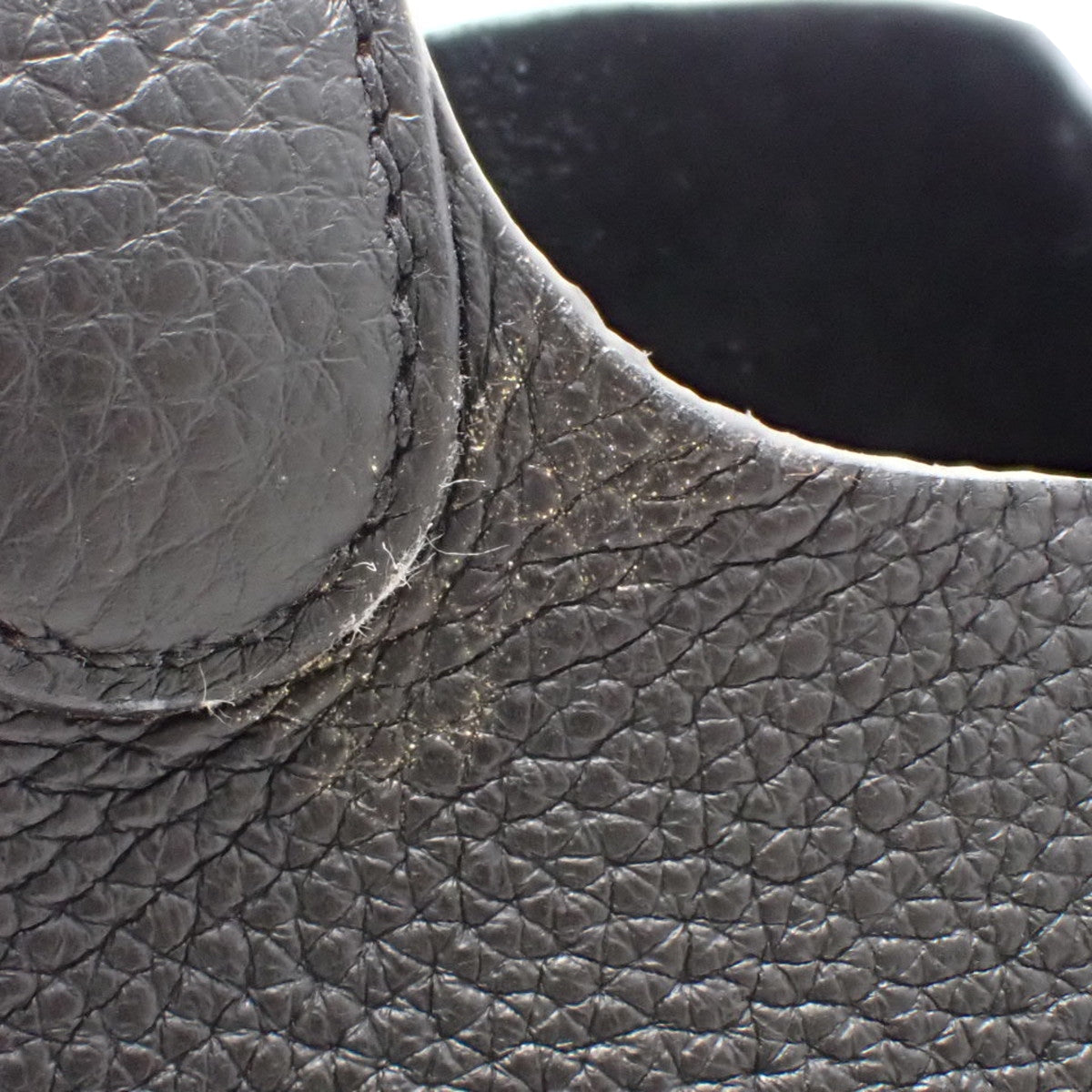 Picotin PM Taurillon Clemence leather, palladium hardware, black, □I stamp