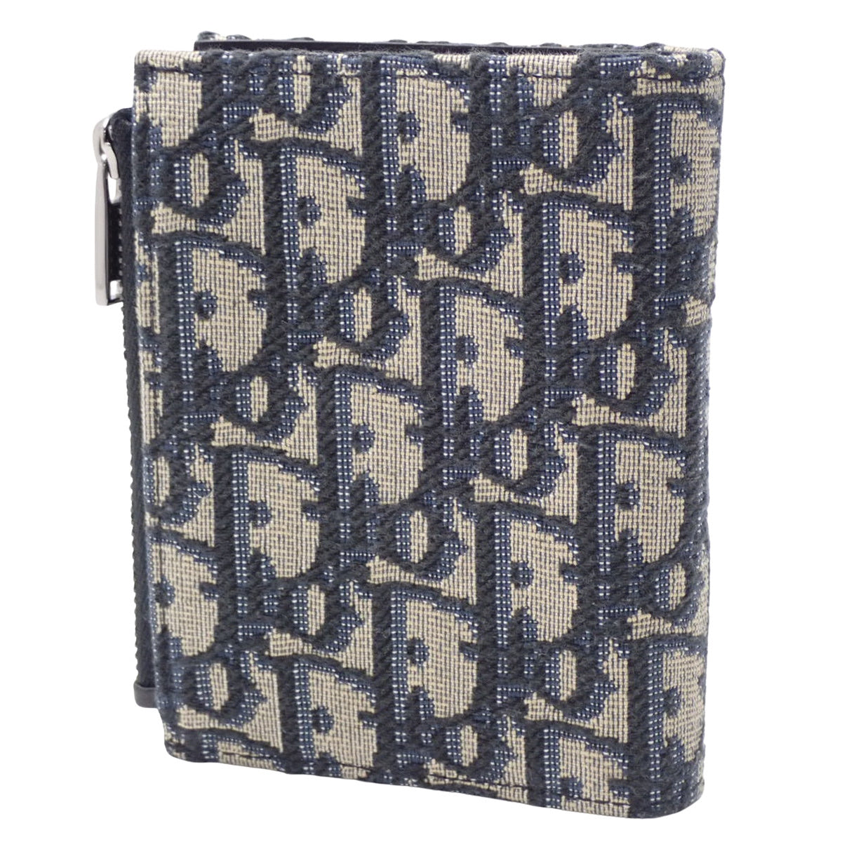 バーティカル コンパクト カードホルダー カーフ ディオール オブリーク ジャカード ブラック ネイビー ベージュ 2ESBC319YSE_H05E