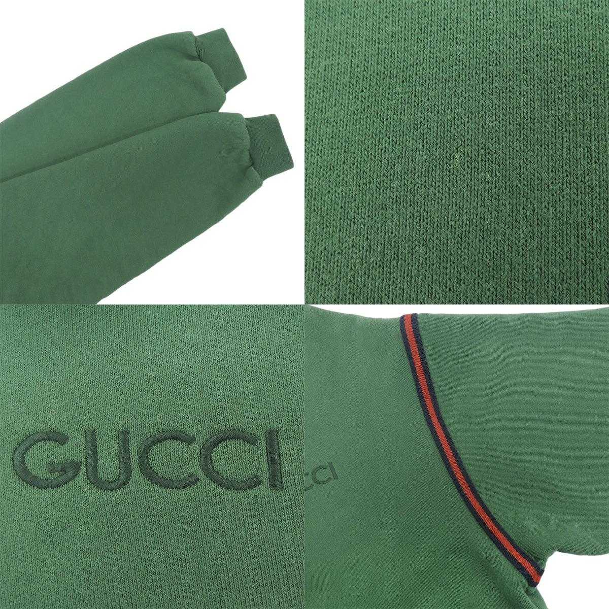 雪莉线刺绣徽标连帽衫 S