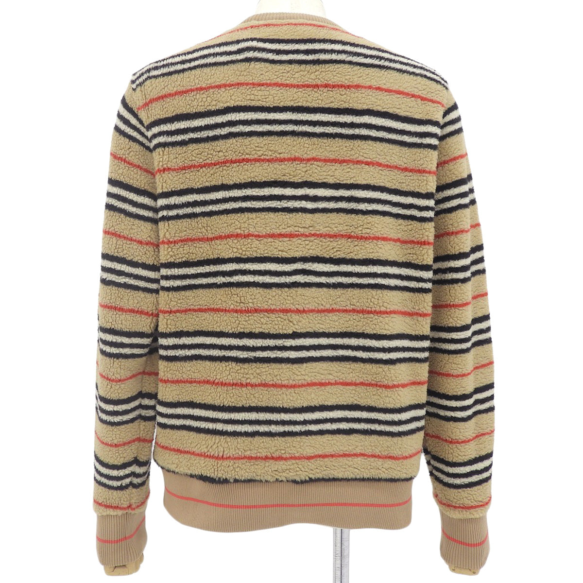 アイコン ストライプ フリース スウェット S