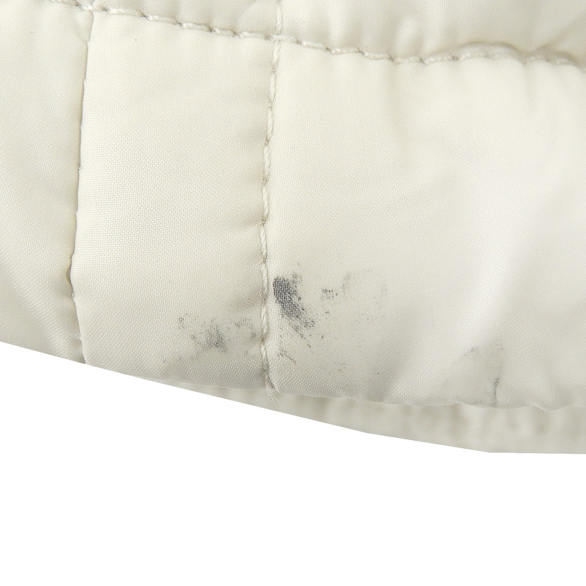 Triangle Logo Fur-Trim Down Jacket 2021 Size 42