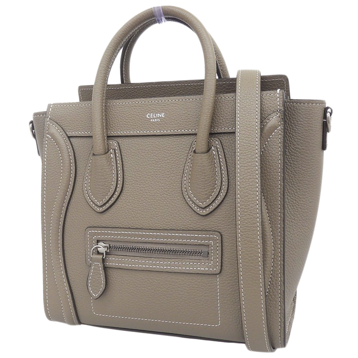 ラゲージ ナノショッパー ドラムドカーフスキン スリ 189243DRU.09SO