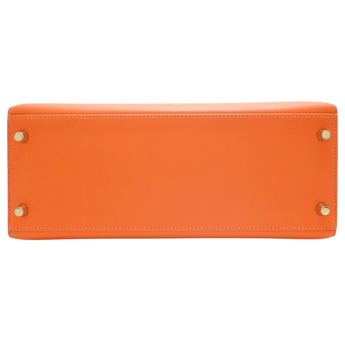 Kelly 28(外缝) Epsom牛皮 橙色 金扣 X刻印