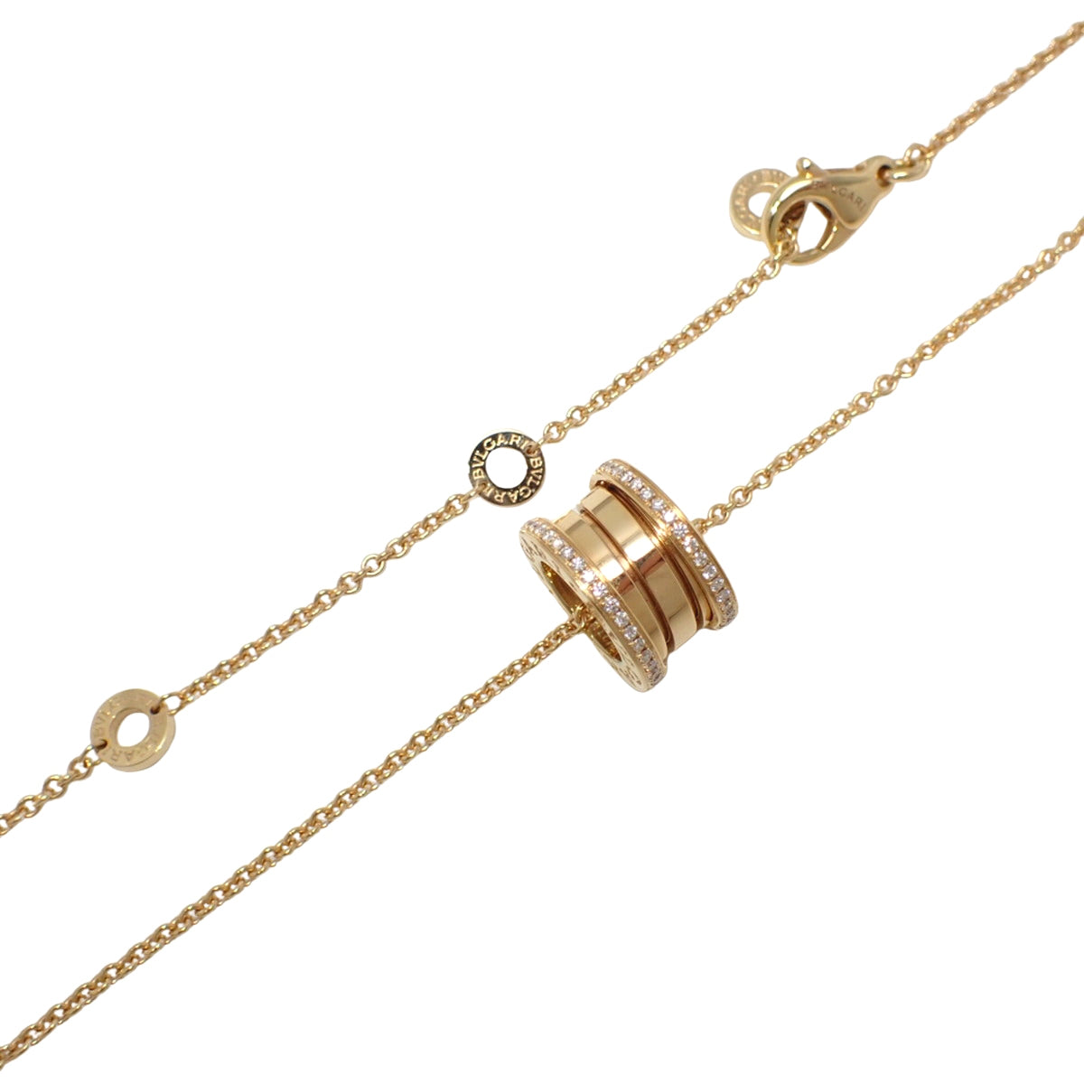 B-Zero1 Necklace Diamond Pink Gold K18PG 13.4g B-zero1