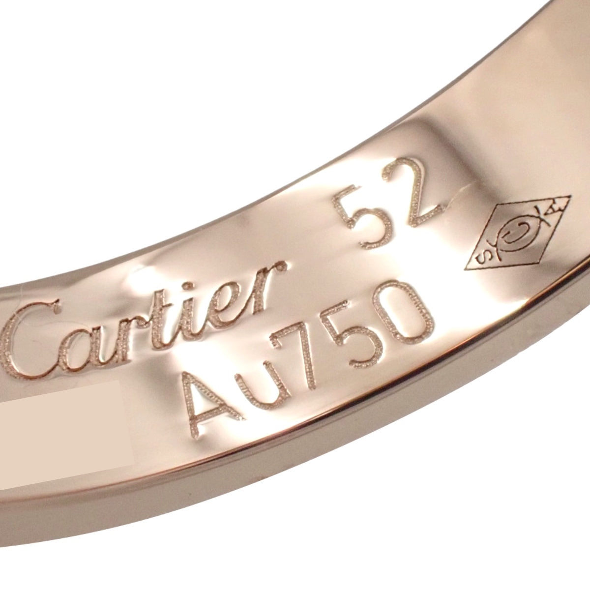LOVE ring, small model, pink gold, 18KPG, 52, 3.0g
