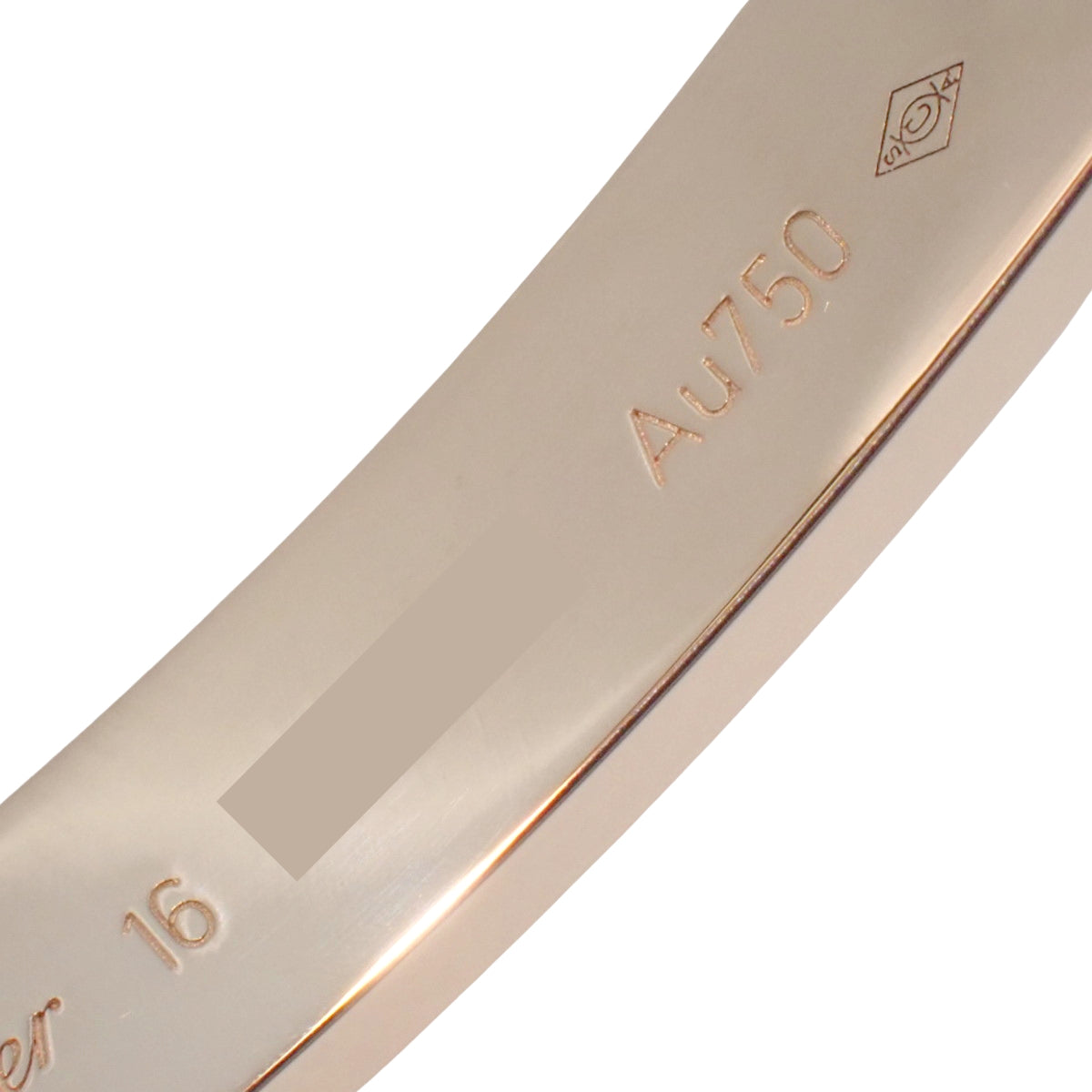 LOVE Bracelet Classic Model Pink Gold K18PG 16 28.9g