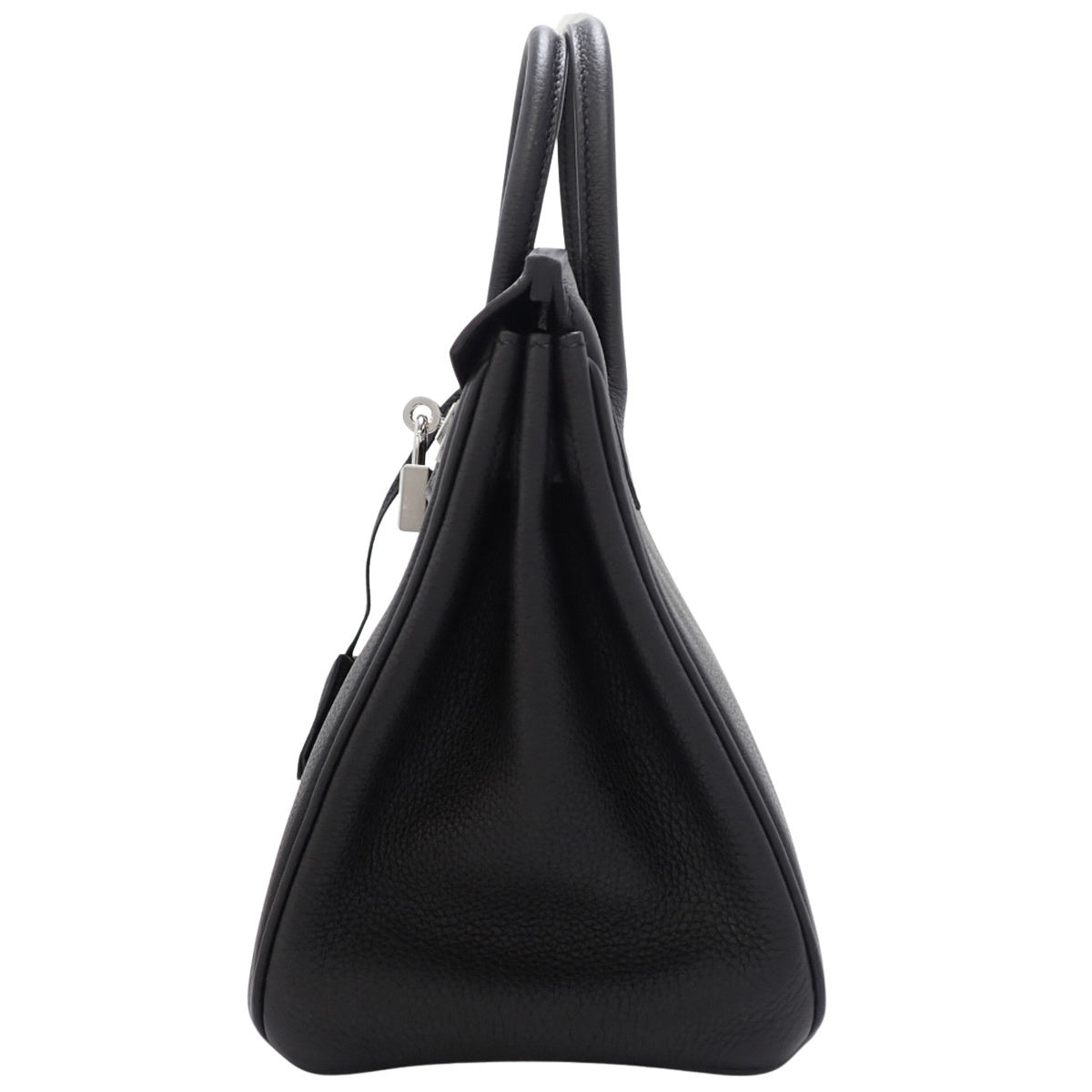 Birkin 25 Togo leather, palladium hardware, black, U stamp