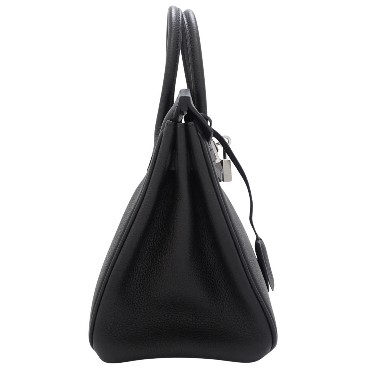 Birkin 25 Togo leather, palladium hardware, black, U stamp