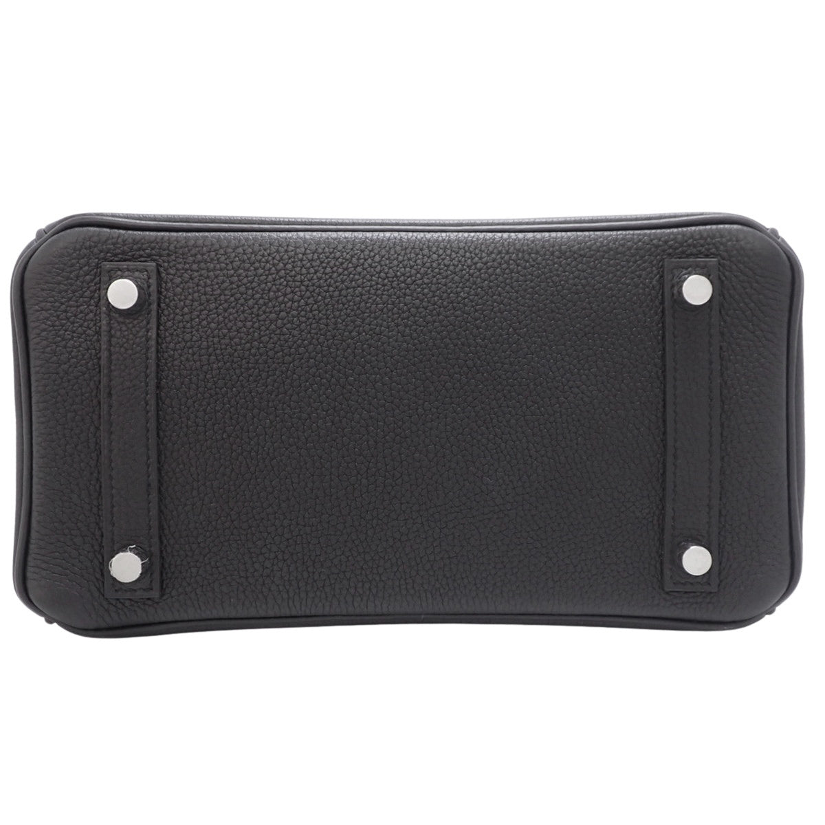 Birkin 25 Togo leather, palladium hardware, black, U stamp