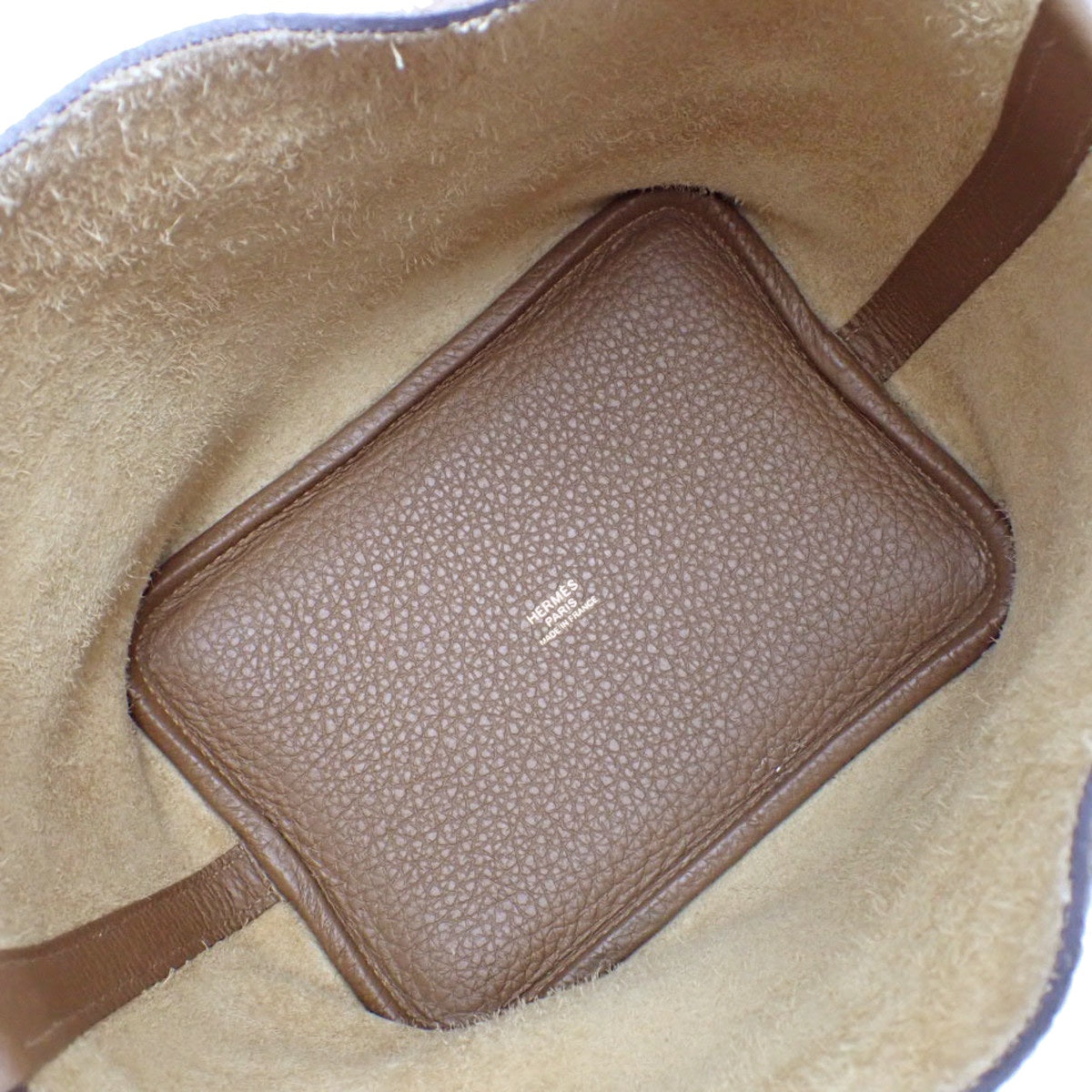 Picotin Lock Eclat PM Taurillon Clemence Swift Alezan Biscuit Gold Hardware Z stamp