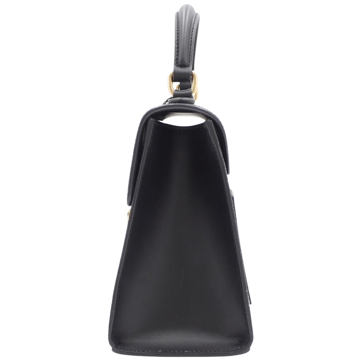 Gucci Signature Padlock 2-Way Top Handle Bag Black 453188