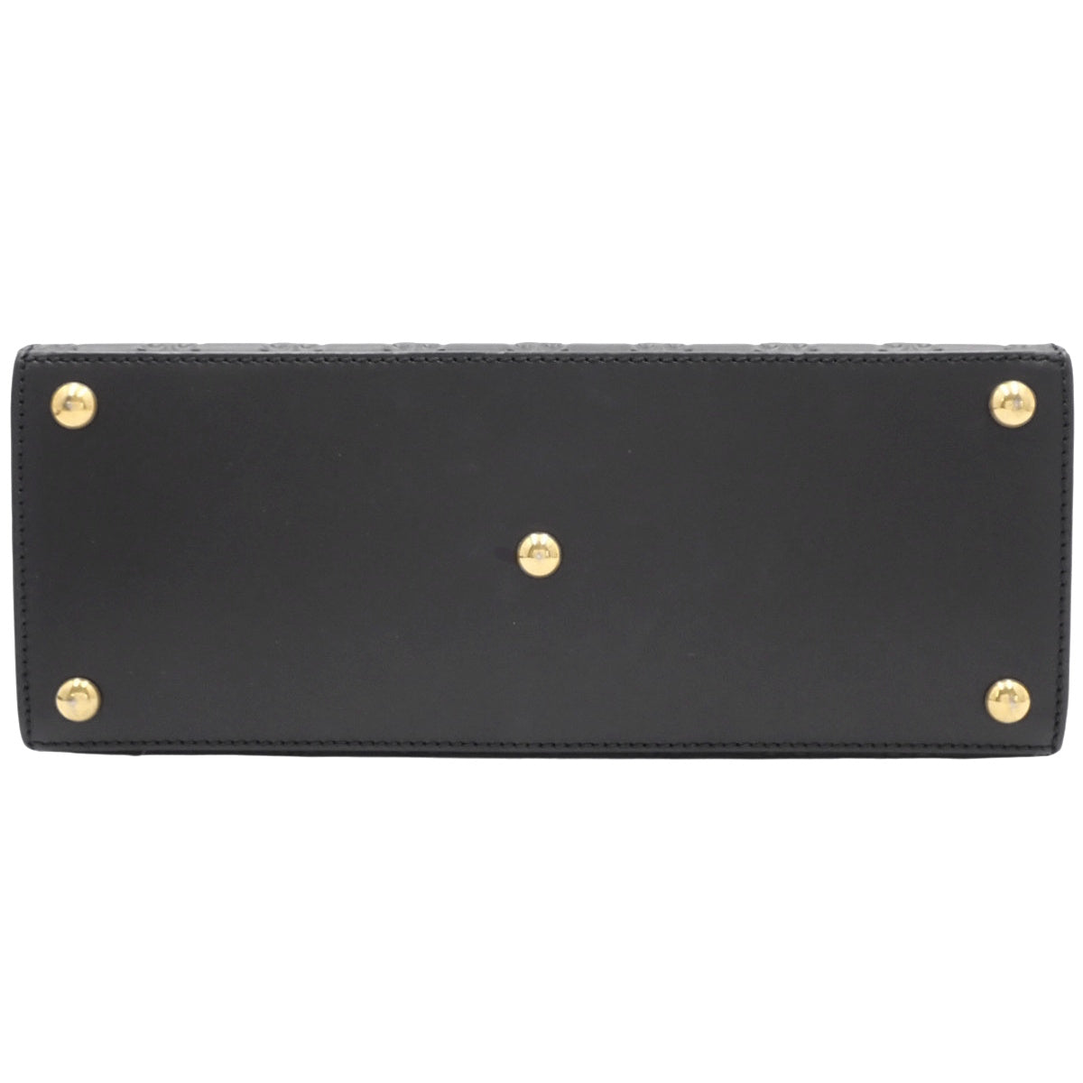 Gucci Signature Padlock 2-Way Top Handle Bag Black 453188