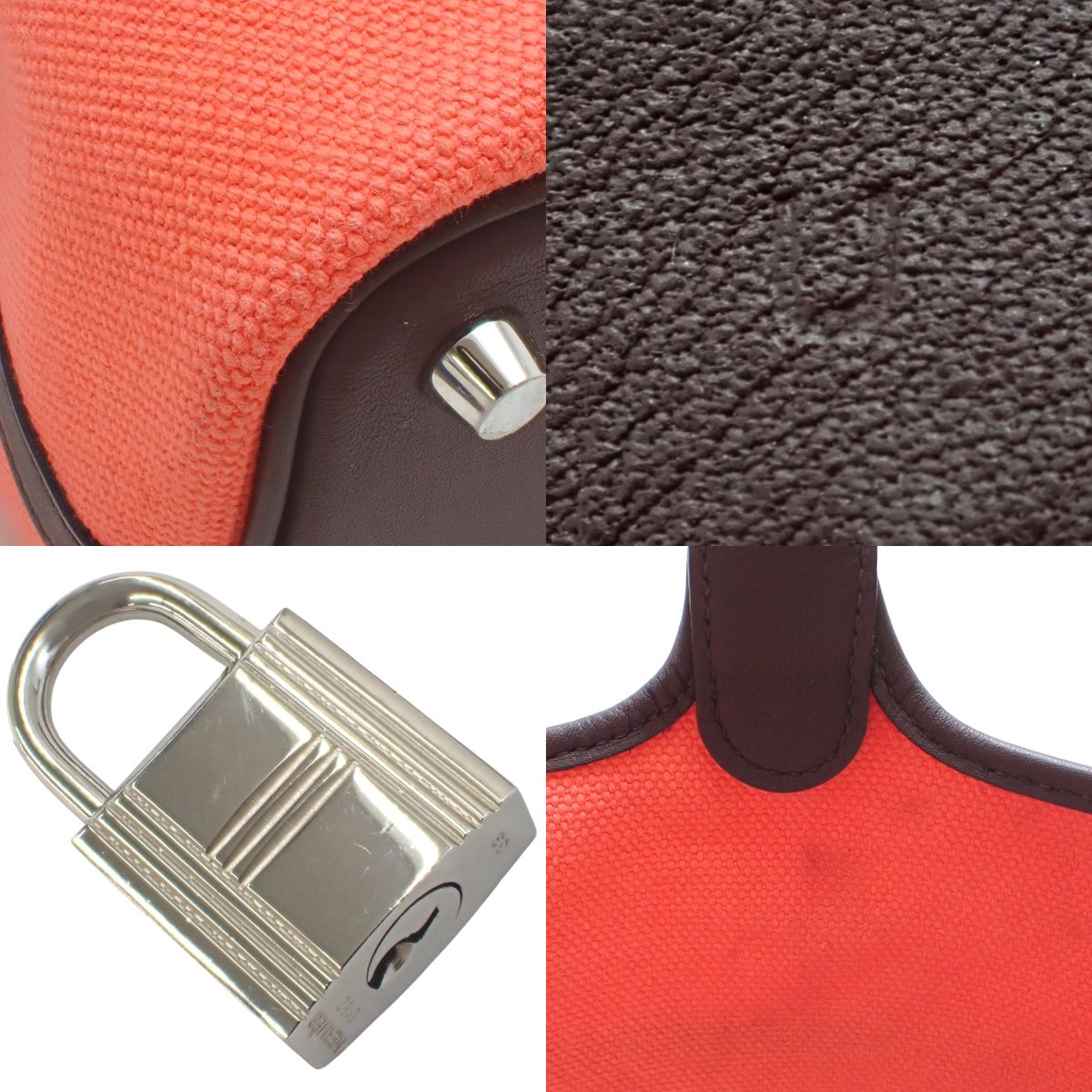 ピコタンロック カーゴPM ヴォースイフト トワルゴエラン ローズテキサス ルージュセリエ シルバー金具 U刻印