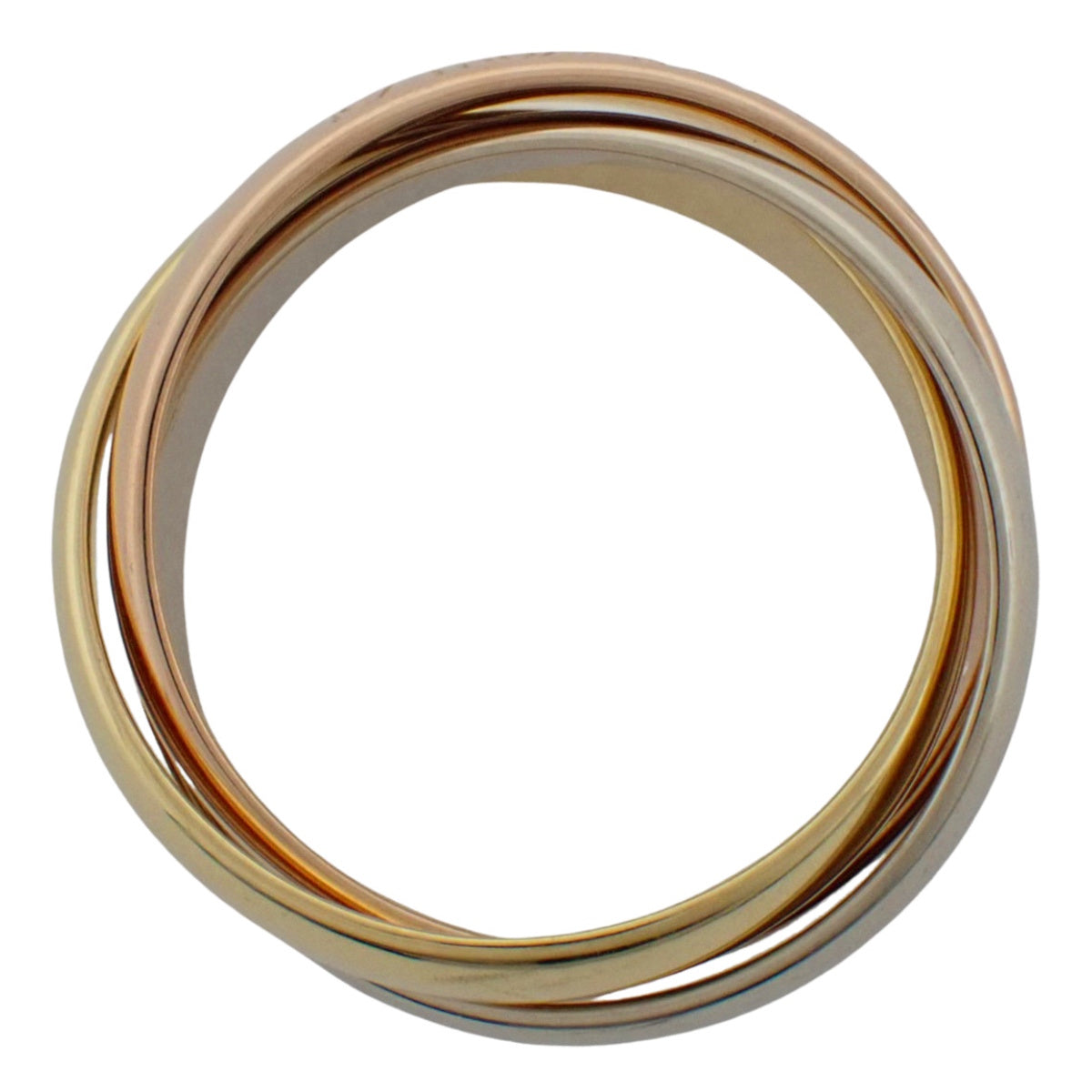 les must de Cartier トリニティ リング K18YG K18WG K18PG 50 6.5g