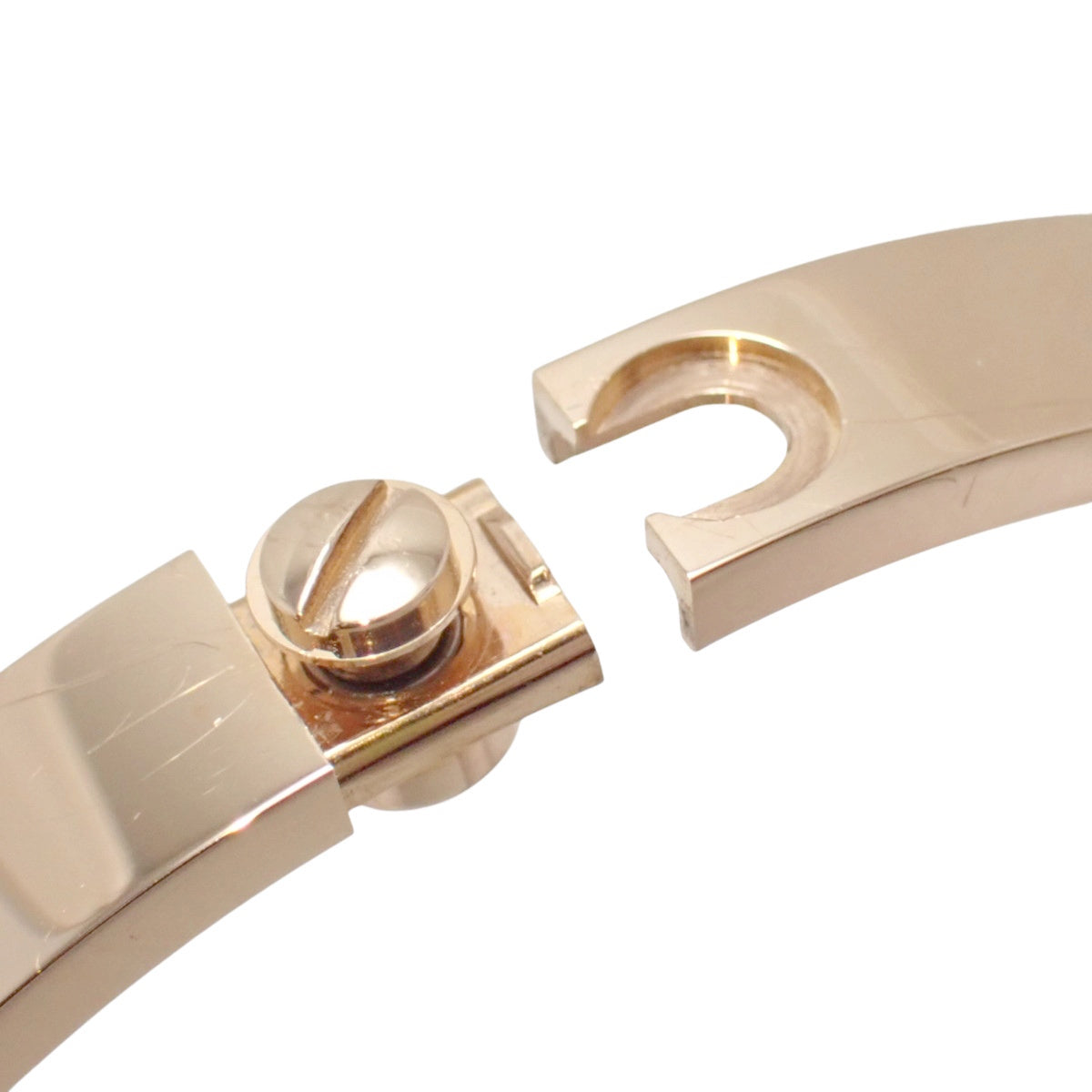 LOVE Bracelet, classic model, 4 diamonds, pink gold K18PG, size 17, 33.0g