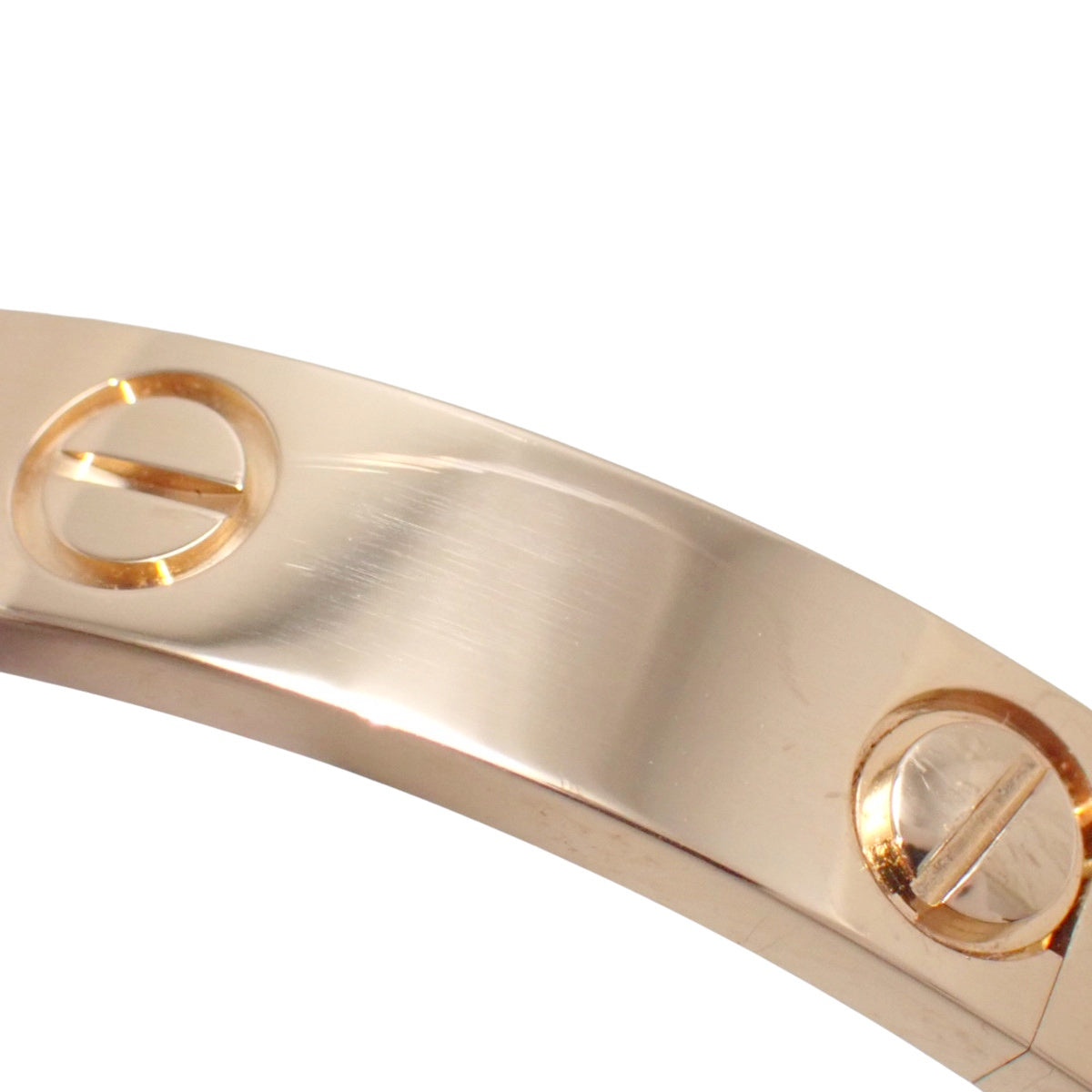 LOVE Bracelet, classic model, 4 diamonds, pink gold K18PG, size 17, 33.0g