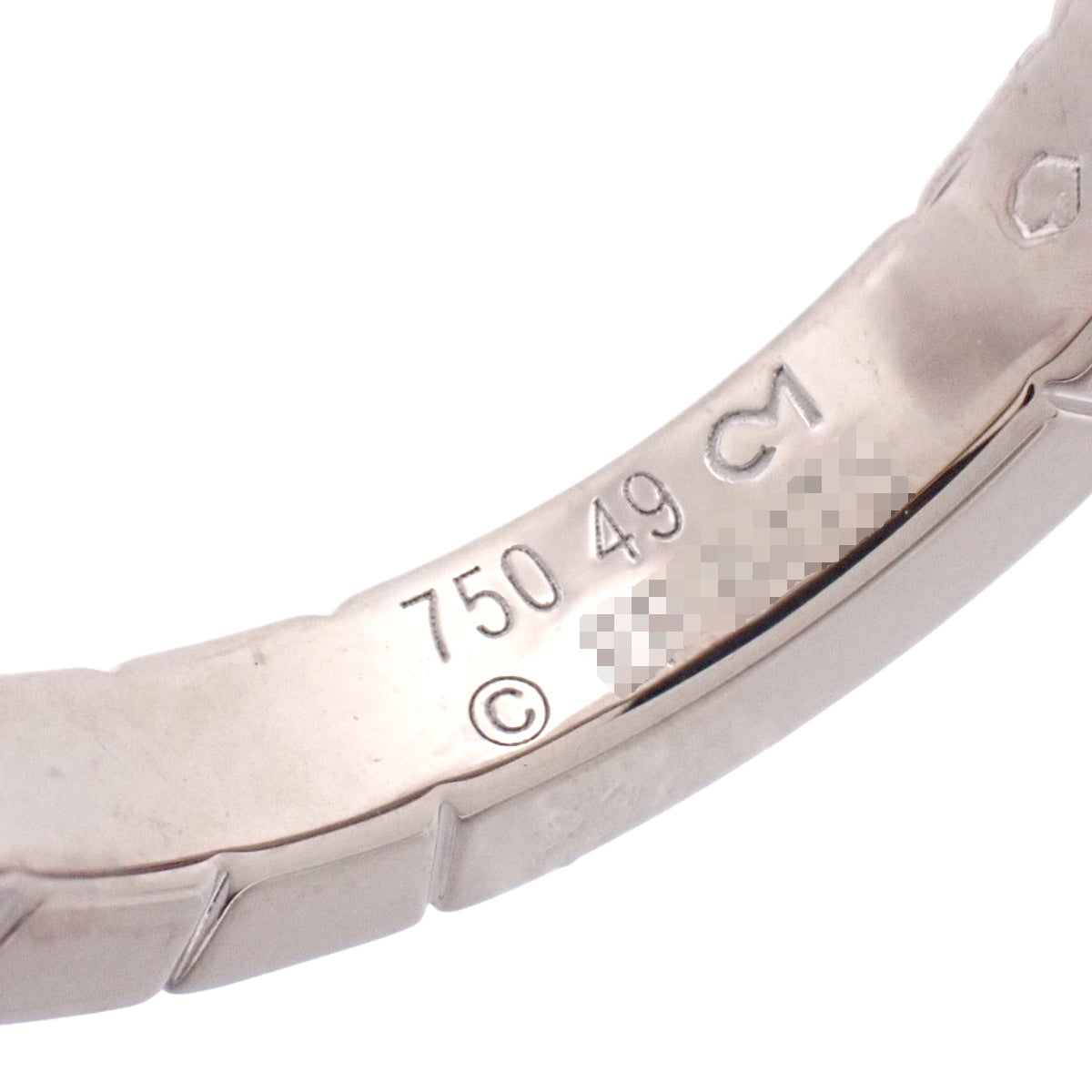 ラニエール リング ホワイトゴールド K18WG 49