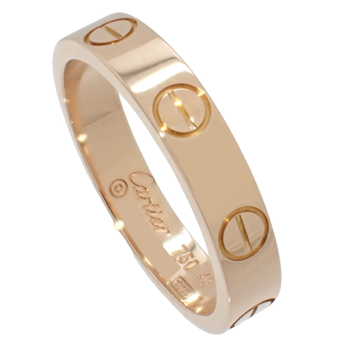 LOVE ring, small model, pink gold, K18PG, 49, 3.4g