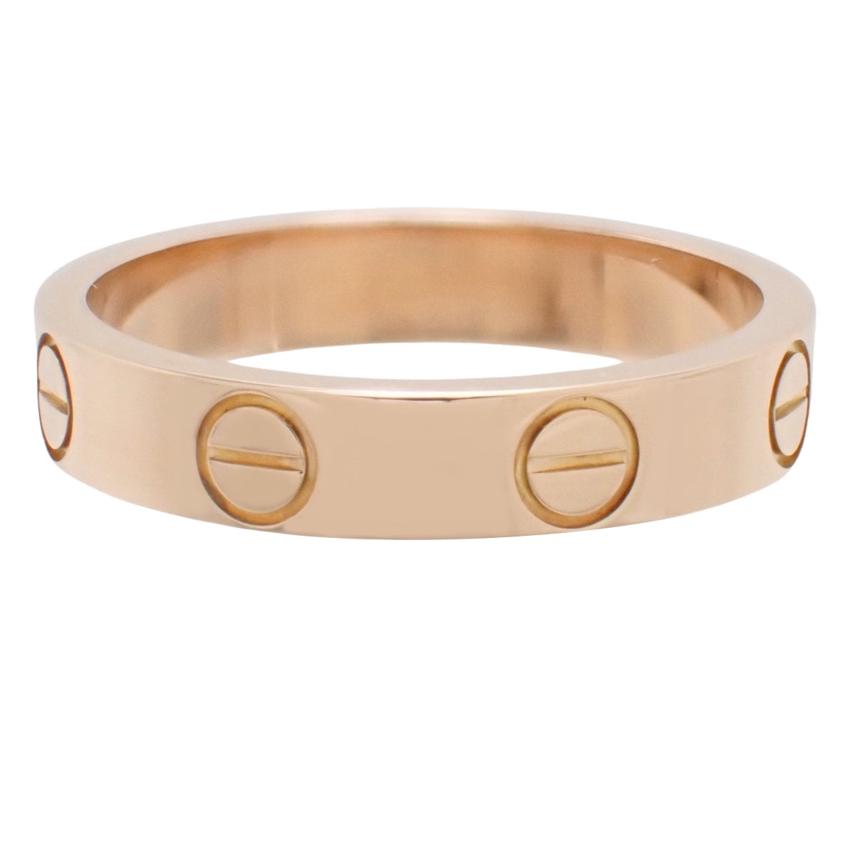 LOVE ring, small model, pink gold, K18PG, 49, 3.4g