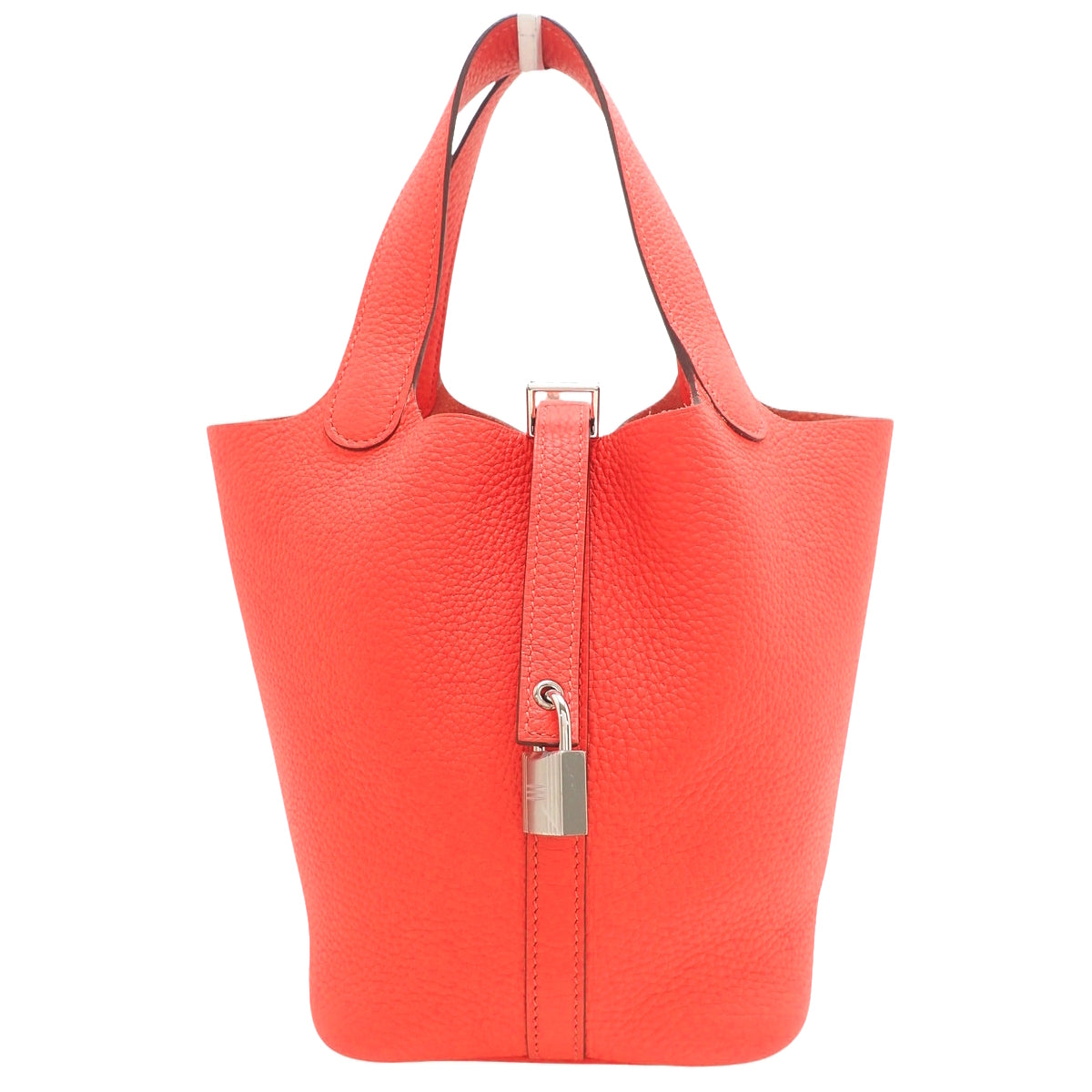 Picotin Lock PM Taurillon Clemence Palladium Rose Jaipur 银扣 D刻